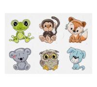 LUCAS-S Cross Stitch Set Ornaments Friends I Set 6-Piece Counted Pattern
