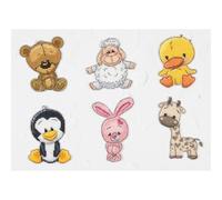 LUCAS-S Cross Stitch Set Ornaments Friends II Set 6-Piece Counted Pattern