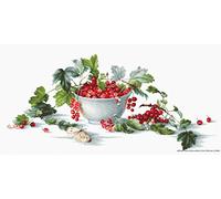 Lucas-S Currants Counted Cross Stitch Kit, Pack of 1, Red