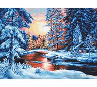 Lucas-S Winter Landscape II Counted Cross Stitch Kit