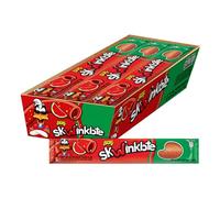 Lucas Skwinklote Watermelon Flavor Sweet and Sour Candy Strip, 1.41oz - 6 Pieces Pack for Treats, Snack, Parties, Piñatas