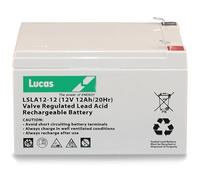 LUCAS STRIDENT Equivalent 12V-12AH RECHARGEABLE MOBILITY SCOOTER BATTERY 1 YEAR WARRANTY