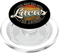 Lucas The Man The Myth The Legend Vintage Personalized Name PopSockets PopGrip for MagSafe