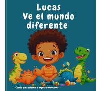 Lucas ve el mundo diferente: Cuento para colorear y expresar emociones - Para niños de 3 a 7 años