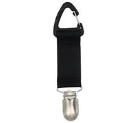 Lucaser Bulletless Hat Clip Straw Hat Clip Travel Hanging Bag Handbag Backpack Luggage for Adults Outdoor Travel Beach Accessories (Black)