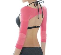 LucaSng Women's Shapewear Underwear Correction Posture Seamless Arm Shaping Sleeves Shaper Shoulder Arm Control Shaper Women Long Sleeves Corset - Pink - Medium