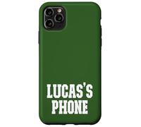 Lucas's Phone Lucas Name Personalized White Green Case for iPhone 11 Pro Max