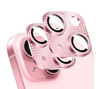 LucBuy 2PCS Shiny Diamond Camera Lens Protector for iPhone, Metal 3D Sparkling Rhinestone Phone Decorated, Anti-Scratch Full Coverage Protection Back Camera Cover for iPhone 11