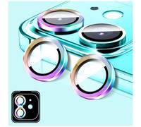 LucBuy Camera Lens Protector Compatible for iPhone 16e, Tempered Glass Camera Cover Screen Protector, HD Anti Scratch Phone Accessories, Automatic-Alignment Metal Independent Rings