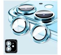 LucBuy Camera Lens Protector Compatible for iPhone 17 Air, Tempered Glass Camera Cover Screen Protector, HD Anti Scratch Phone Accessories, Automatic-Alignment Metal Independent Rings