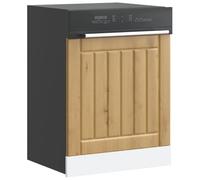 Lucca Artisan Oak Dishwasher Panel, Engineered Wood Kitchen Cabinet Front, Moisture-Resistant, Easy Clean, Durable Surface for Modern Home Protection