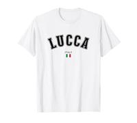 Lucca Italian Flag Souvenir Italy Travel City Trip Tuscany T-Shirt