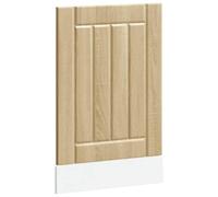 Lucca Sonoma Oak Engineered Wood Dishwasher Panel for Kitchen Cabinet with Smooth Surface and Easy Maintenance