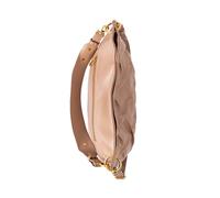 Lucchi Design Women’s Handbag Beige Style Elegant Neutral-Tone Tote in Soft Vegan Leather with Gold Accents, Structured Design & Multi-Pocket Interior for Everyday