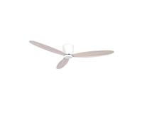 DC ceiling fan with remote control Flush mount Airfusion Radar Oak 132 cm 52"