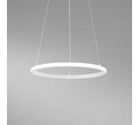 Luce Ambiente Design Axis LED hanging light, Ø 40 cm, white, metal, CCT