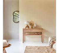 Luce - Solid oak console table Natural