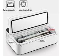 LUCEAE Mini USB Insulin Cooler Travel Case Diabetic Box Portable Cold Storage Box Portable Car Refrigeration Case, Small Travel Box for Medication, Mini Cold Boxes 2-18℃,2xBattery (Size : 2xBattery)