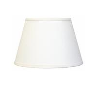 LUCECLASS Round Cotton Lampshade, Ivory, Diameter 30, Handmade, Made in Italy, E27 Compatible, Classic Fabric Shade