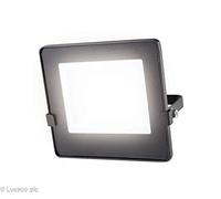 Luceco 100 W Outdoor Floodlight Black IP65 7500LM - Neutral White Lighting 4000 K