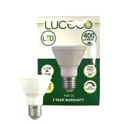 Luceco 6.5W (70W) PAR20 Non-Dimmable E27 Screw Cap LED Light Bulb, 400 lumens, 2700k Warm White - [Energy Class A+]