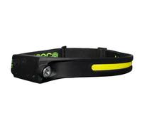 Luceco Adjustable Head Torch With Motion Sensor - Hands Free Rechargeable Led Headtorch (Hard Hat Not Included)