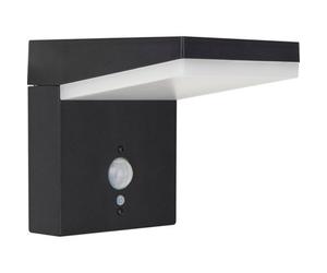 Luceco Aries Solar Wall Light & Pir Motion Sensor Ip44 600Lm 3000K