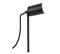Luceco Azurar Decorative GU10 Outdoor Garden Spike Light, IP54 Black Luceco Black