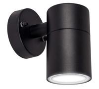 Luceco Azurar Single Gu10 Wall Light Black