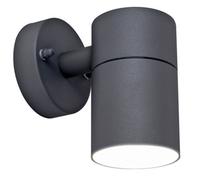 Luceco Azurar Single Gu10 Wall Light Slate Grey