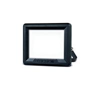 Luceco Eco Flood Ip65 Blk 800Lm 10W 4000K - 1M Cable