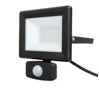 Luceco Efld20B40P-05 Black Mains-Powered Cool White Outdoor Led Pir Floodlight 1600Lm