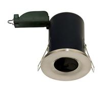 "luceco Efrdgufbs Fir Downlight Fitting Gu10 (Brushed Steel) "
