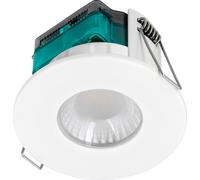 Luceco EFTF5W40 FType Essence 5W 550lm 4000K Dimmable IP65 White Bezel - Flat