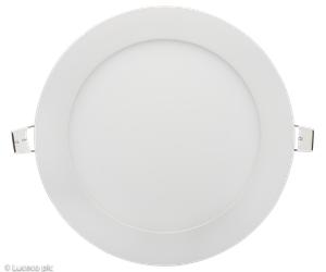 Luceco ELP17W12L30 LuxPanel Eco Circular Ø170mm 12W 3000K Standard Slimline LED Downlight