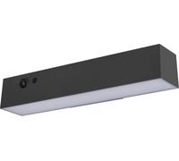 LUCECO Era Solar LED Brick Light with PIR Motion Sensor - Black