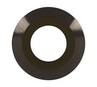 Luceco Fixed Bevelled Bezel for FType Downlights, Black Nickel Alloy Steel