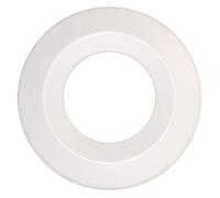 Luceco Fixed Bevelled Bezel for FType Downlights, Gloss White