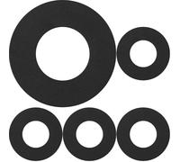 Luceco Flat Bezel for Downlights, Slim Profile, FType MK2, FType Essence, FType Ultra, LED Downlight Accessories, Matt Black, 76mm Cut-Out, FTBZFBK (Pack of 5)