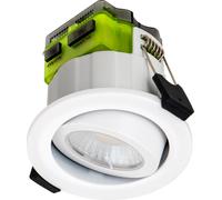 Luceco FTA6WD2W FType MK2 4W/6W 690lm Power Change & CCT Change 3000K/4000K Dim2Warm IP20 White - Adjustable