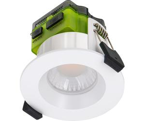 Luceco FTR6WCCT FType MK2 4W/6W 750lm Power Change & 4 Colour CCT 2700K/3000K/4000K/6000K Dimmable IP65 White - Regressed