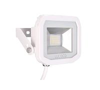 Luceco Guardian Slim Flood Light with 1 m Cable, 22 W, 5000K Colour Temperature, White, 15.5 x 10.5 cm