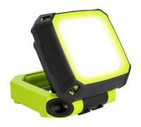 Luceco LED Compact Magnetic Work Light with USB Outlets, 2 Light Modes, Carry Handle and Hook, Inspection Light, Weatherproof, IP54, IK07, 7.5W, 750l