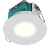 Luceco EFTF5W30 FType Essence 5W 515lm 3000K Dimmable IP65 White Bezel - Flat