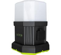 Luceco LED Herculous Open Area High-Output Work Light with 13A UK Power Socket and USB Outlets, 2 Light Modes, Carry Handle and Hook, Inspection Ligh