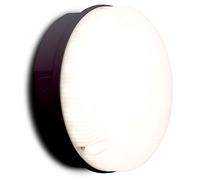Luceco LED Mosi Bulkhead Round 200 mm 735LM 7W IP65 4000K Black Standard