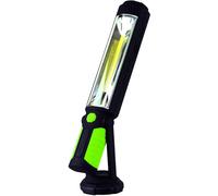 Luceco LED Rechargeable Tilt Torch with USB Power Bank, 5 Watts Black and Green