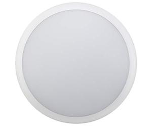 Luceco LED Sierra Bulkhead 33 cm, 24 Watts, Emergency Driver and Microwave Sensor, White
