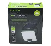 Luceco LEXSF15B40 Solar Guardian Floodlight with PIR Sensor & Detachable Solar Panel 15W 1500lm 4000K