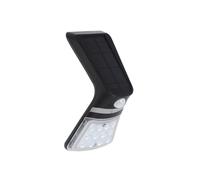 Luceco Solar Guardian Pir Wall Light, Ip65, 1.5W, 220Lm, 4000K, Black